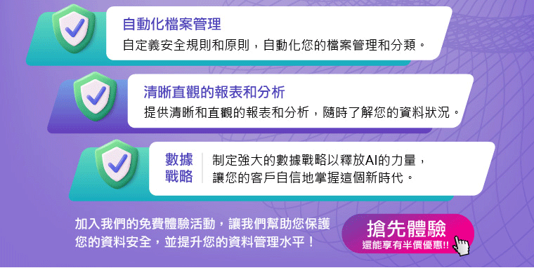歡迎搶先體驗，還能享有半價優惠